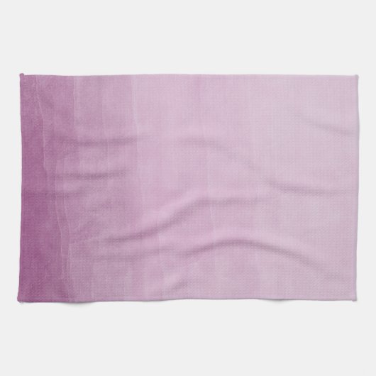 Roze Waterverf Ombre Theedoek (Horizontaal)
