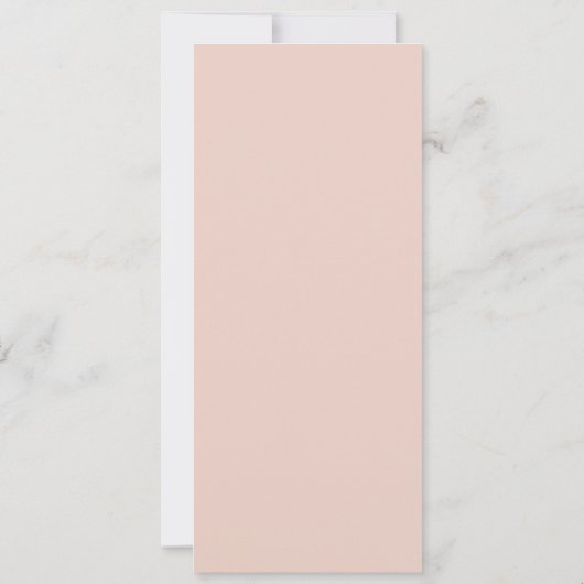 Roze Waterverf Ondertekening Cocktail Menu Kaart (Achterkant)