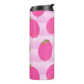 Roze Waterverf op de zomervakantie Thermosbeker (Gedraaid links)