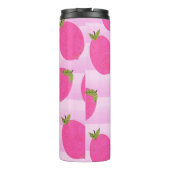 Roze Waterverf op de zomervakantie Thermosbeker (Achterkant)