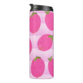 Roze Waterverf op de zomervakantie Thermosbeker (Geroteerd rechts)