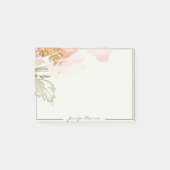 Roze waterverf op maat gemaakt post-it® notes (Voorkant)