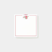 Roze waterverf op maat gemaakt post-it® notes (Voorkant)
