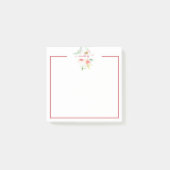 Roze waterverf op maat gemaakt post-it® notes (Voorkant)