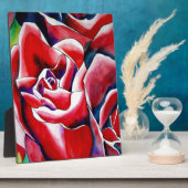 Roze waterverf originele rozen fotoplaat (Zijkant)