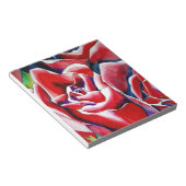 Roze waterverf originele rozen notitieblok (Schuin)