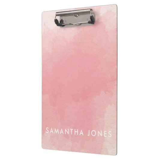 Roze Waterverf Paint pastel Klembord (Links)