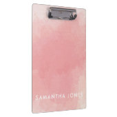 Roze Waterverf Paint pastel Klembord (Rechts)