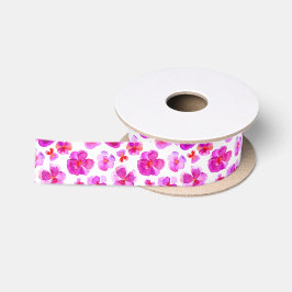 Roze waterverf panty altviool art lint