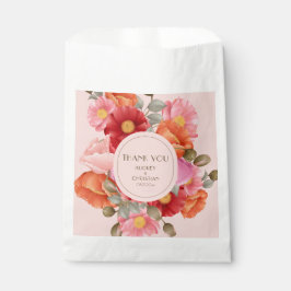 Roze Waterverf Papaver Trouw Favoriet Zakjes