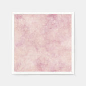 Roze Waterverf Pastel Servet (Voorkant)
