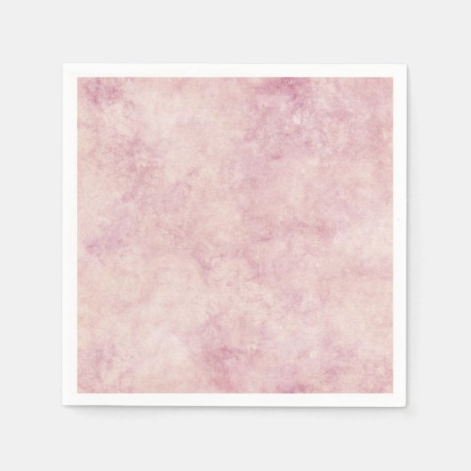 Roze Waterverf Pastel Servet (Voorkant)