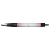 Roze Waterverf Patroon Monogram Pen (Voorkant)