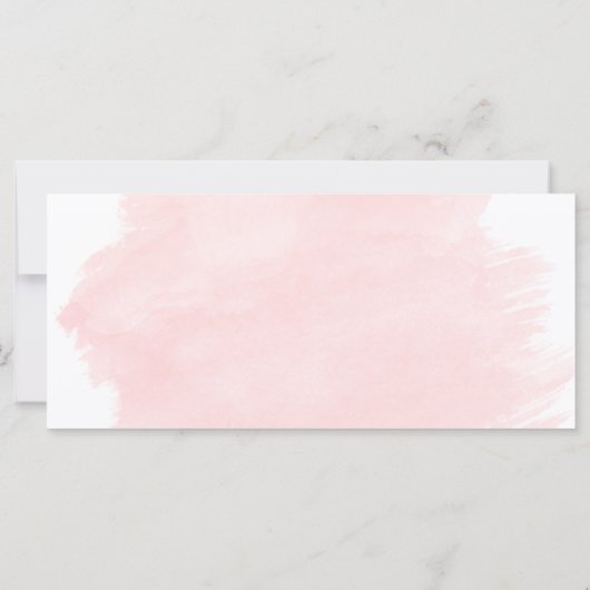 Roze waterverf penseelcadeaubon logo (Achterkant)