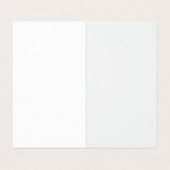 Roze waterverf penseelstreek bedankt je logo visitekaartje (Binnenkant ongevouwen)