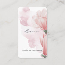 Roze waterverf penseelstreek en bloemen