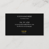 Roze waterverf penseelstreek uw logo professionele visitekaartje (Achterkant)