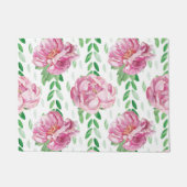 Roze Waterverf Peonies Deurmat (Voorkant)
