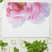 Roze Waterverf Peony Kitchen Towelen Theedoek (Gevouwen)