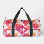 Roze Waterverf Peony-ventilator Plunjezak (Achterkant)