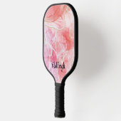 Roze Waterverf Pickleball Paddle (Links)