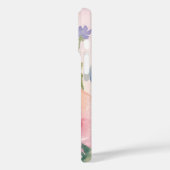 Roze Waterverf Pioen Bloemmotief Case-Mate iPhone Case (Achterkant / Links)