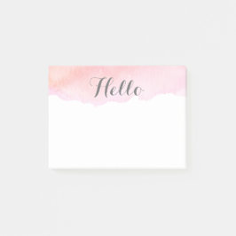 Roze Waterverf Post-it® Notes