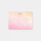  roze Waterverf Post-it® Notes (Voorkant)