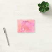 Roze Waterverf Post-it® Notes (Kantoor)