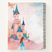 Roze Waterverf Princess Notitieboek (Achterkant)