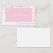 Roze Waterverf Pset Baby Girls Enclosure Card Informatiekaartje (Voorkant / Achterkant)