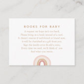 Roze Waterverf Rainbow Book-aanvraag Informatiekaartje (Voorkant)