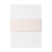 Roze Waterverf Ranunculus Invitation Belly Bands Uitnodigingen Wikkel (Achterkant Voorbeeld)