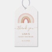 Roze Waterverf regenboogBaby shower