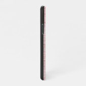 Roze Waterverf Reindeer, Snowman Merry Kerstmis iPhone Hoesje (Rechterkant)