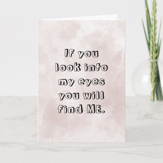 Roze Waterverf Romantisch Jubileum Kaart (Voorkant)