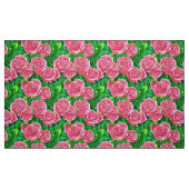 Roze Waterverf Roos Patroon Stof (Fat Quarter)