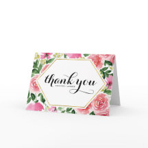 Roze Waterverf Rozen Bloemenbruiloft