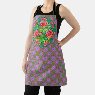 Roze Waterverf Rozen Schort