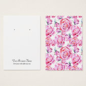Roze Waterverf Rozen Verdien een DisplayCard Visitekaartje (Voorkant /achterkant)