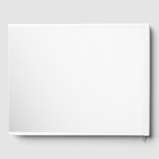 Roze Waterverf Rozen Weddenschap Gastenboek (Achterkant)