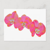 Roze waterverf schilderij briefkaart (Voorkant)