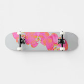 Roze waterverf schilderij persoonlijk skateboard (Horizontaal)