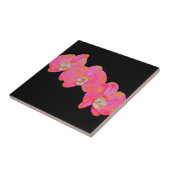 Roze waterverf schilderij tegeltje (Zijkant)