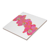 Roze waterverf schilderij tegeltje (Zijkant)