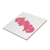 Roze waterverf schilderij tegeltje (Zijkant)