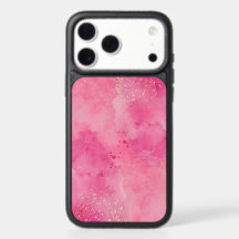 Roze Waterverf Spat Abstract Hoesje