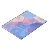 Roze waterverf spiraal foto notitieboek (80 pagina (Linkerzijde)