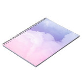 Roze waterverf spiraal foto notitieboek (80 pagina (Linkerzijde)