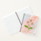 Roze Waterverf Spiral Notitieboek (Binnen)